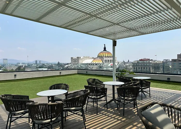 Loft Nuevo De Lujo Con Balcon Privado Y Vista Historica En El Corazon De La Ciudad De Apartment Mexiko-Stadt